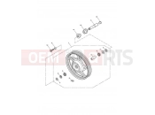 Triumph 2011 SPEEDMASTER EFI Front Wheel 469050
