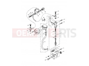 Triumph 2011 SPEEDMASTER EFI Rear B. Master Cylinder 469050
