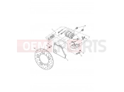 Triumph 2011 SPEEDMASTER EFI Rear Brake Caliper & Disc