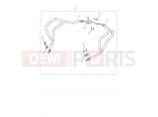 Triumph 2021 TIGER 900 GT Upper Engine Bar Kit, SS