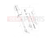 Triumph 2018 TIGER 1200 XR Front Forks & Yokes