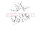 Triumph 2021 TIGER 1200 XR Footrests & Mountings