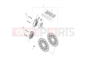 Triumph 2021 TIGER 1200 XRT Front Brake Caliper & Discs