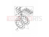 Triumph 1999 TROPHY 29156 > Front Brake Caliper & Discs