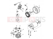TRIUMPH SCRAMBLER CARB Starter & Alternator