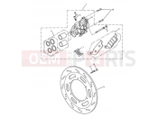 TRIUMPH SCRAMBLER CARB Front Brake Caliper & Discs