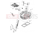 TRIUMPH SCRAMBLER CARB Cylinder Head & Valves