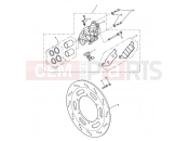 Triumph 2011 SCRAMBLER EFI Front Brake Caliper & Discs