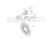 TRIUMPH THRUXTON 900 EFI Front Brake Caliper & Disc