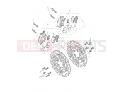 Triumph 2021 SPEED TRIPLE 1200 RS Front Brake Caliper & Discs