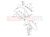 Triumph 2009 AMERICA EFI Mudguards