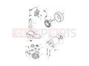 Triumph 2009 AMERICA EFI Alternator & Starter Motor