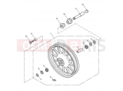 Triumph 2011 AMERICA EFI Front Wheel 468390