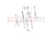 Triumph 2011 AMERICA EFI Front Forks & Lower Yoke 468391