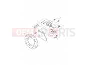 Triumph 2011 AMERICA EFI Rear Brake Caliper & Disc
