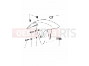 TRIUMPH DAYTONA 595 / 955i Front Mudguard All Markets Except US,CA,SG
