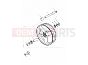 Triumph 2001 DAYTONA 595 / 955i Front Wheel