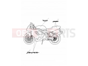 Bodywork - Decals 186151 » - Triumph DAYTONA 955i 132513 > 2002