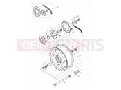 Rear Wheel/Final Drive Double sided swingarm - Triumph DAYTONA 955i 132513 > 2002