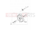 Front Wheel - Triumph DAYTONA 955i 132513 > 2004