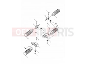 TRIUMPH LEGEND TT Footrests & Mountings