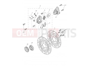 Front Brake Caliper & Disc - Triumph BONNEVILLE SPEEDMASTER 2020
