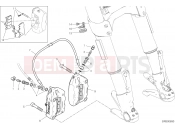 DUCATI 2022 Diavel 1260 FRONT BRAKE SYSTEM