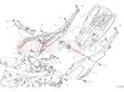 DUCATI 2022 Diavel 1260 REAR FRAME COMP.