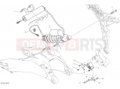 DUCATI 2022 Multistrada V2 S Travel REAR SHOCK ABSORBER