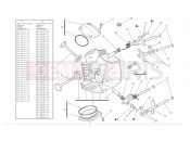 DUCATI Monster 1100 Horizontal cylinder head