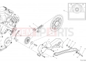 DUCATI 2022 Panigale V4 FRONT SPROCKET - CHAIN [XST:AUS]