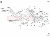 DUCATI 2002 Monster 620 FOOTREST » FRAME