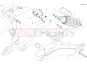 DUCATI 2022 Scrambler Desert Sled REAR SHOCK ABSORBER