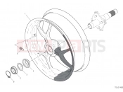 DUCATI 2023 Hypermotard 950 RVE REAR WHEEL