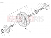DUCATI 2023 Multistrada V4 REAR WHEEL