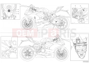 DUCATI 2023 Panigale V2 POSITIONING PLATES [XST:JPN]