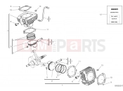 DUCATI 2023 Scrambler 1100 Sport Pro CYLINDERS - PISTONS [XST:ROK]
