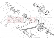 DUCATI 2023 XDiavel S HUB, REAR WHEEL