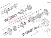 DUCATI 2023 XDiavel Dark GEAR BOX
