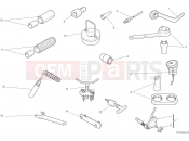 DUCATI 2016 Diavel Carbon WORKSHOP SERVICE TOOLS [MOD:DVLC]