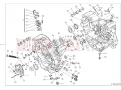 DUCATI 2017 Hypermotard 939 SP HALF-CRANKCASES PAIR [MOD:HYM939SP]