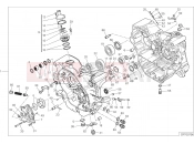 DUCATI 2021 Scrambler 1100 Sport Pro HALF-CRANKCASES PAIR [MOD:SCR11SPR]