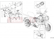 DUCATI 2021 Diavel 1260 Lamborghini ELECTRICAL DEVICES [MOD:DVLAMBO]