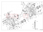 DUCATI 2021 XDiavel Dark HALF-CRANKCASES PAIR [MOD:XDVLDARK]