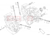 DUCATI 2021 XDiavel Black Star HALF-CRANKCASES PAIR [MOD:XDVLTOP]