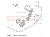 INDIAN 2021 SPRINGFIELD 111 (R01) (N21THAAA) ENGINE » ENGINE, STARTER MOTOR - ALL OPTIONS (200602C)
