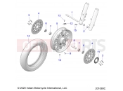INDIAN 2021 SPRINGFIELD 116 (R02) (N21THABB) WHEEL » WHEEL, FRONT - ALL OPTIONS (201080C)
