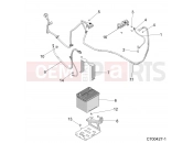 ELECTRICAL | ELECTRICAL, BATTERY - D21BBPD4B4 (C700427-1) - Polaris PRO XD 2000D (R02) (D21BBPD4B4) 2021