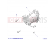 ENGINE | ENGINE, STARTER - D21BBPD4B4 (C700513) - Polaris PRO XD 2000D (R02) (D21BBPD4B4) 2021