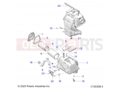 ENGINE | ENGINE, AIR INTAKE - A22SVA85A3 (C102328-3) - Polaris SCRAMBLER 850 48 (R01) (A22SVA85A3) 2022